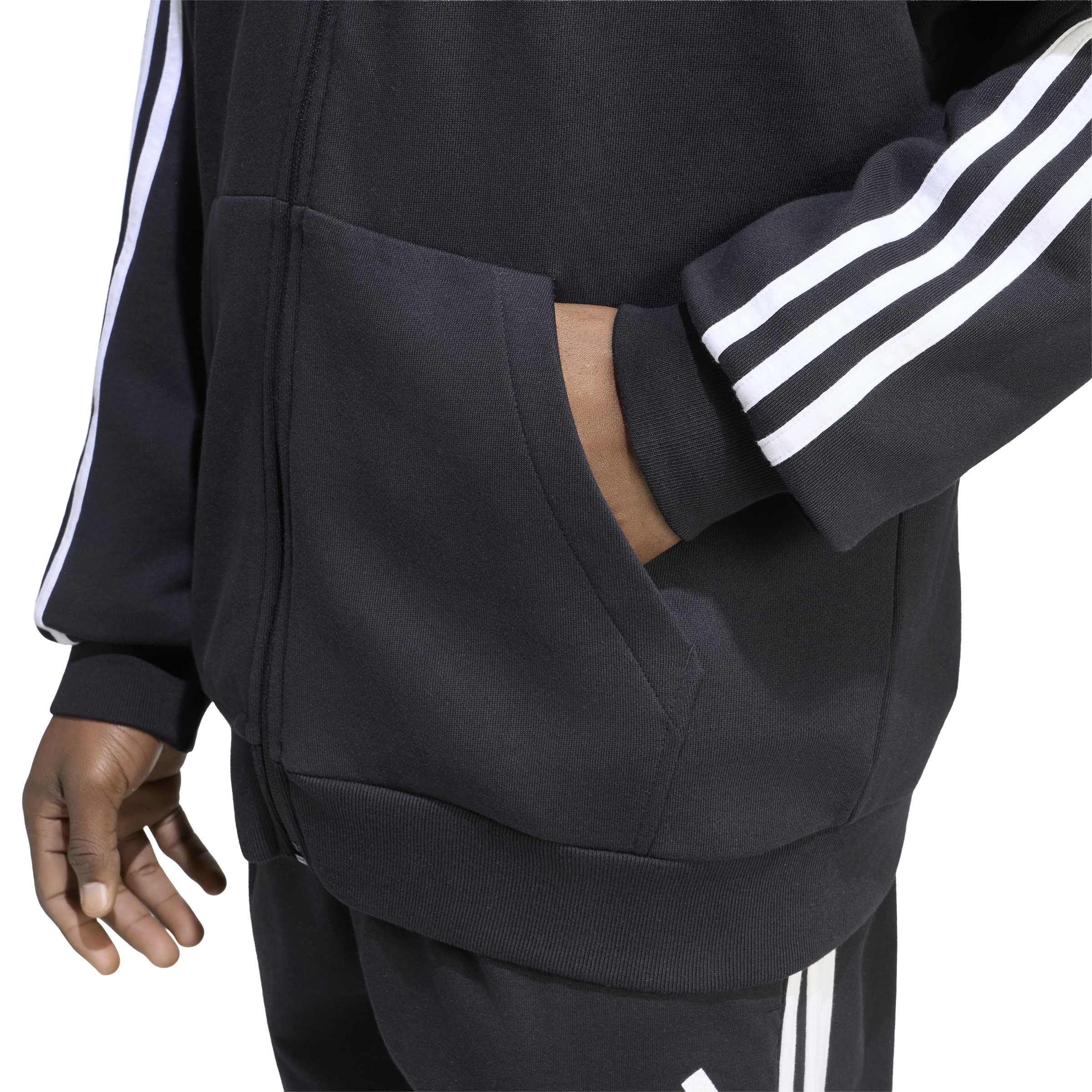 adidas Men's Essentials 3-Streifen French Terry Kapuzenjacke