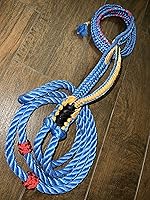Vista 1 de Cuerda Mini Bull/Steer Rope Blue Poly – 9x7 mano izquierda 3/4" x 3/4" suave – EPT Bull Ropes Riding Rope 12