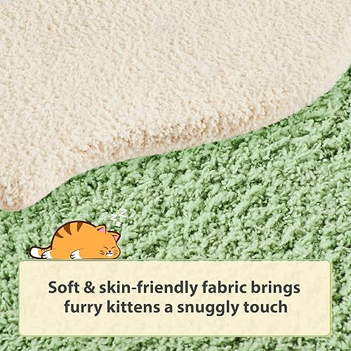 Miniatura 27 de Yaheetech Árbol para gatos, torre de gato de 35.5 pulgadas para gatos de interior, casa para gatos con postes rascadores y perca acolchada y cápsula