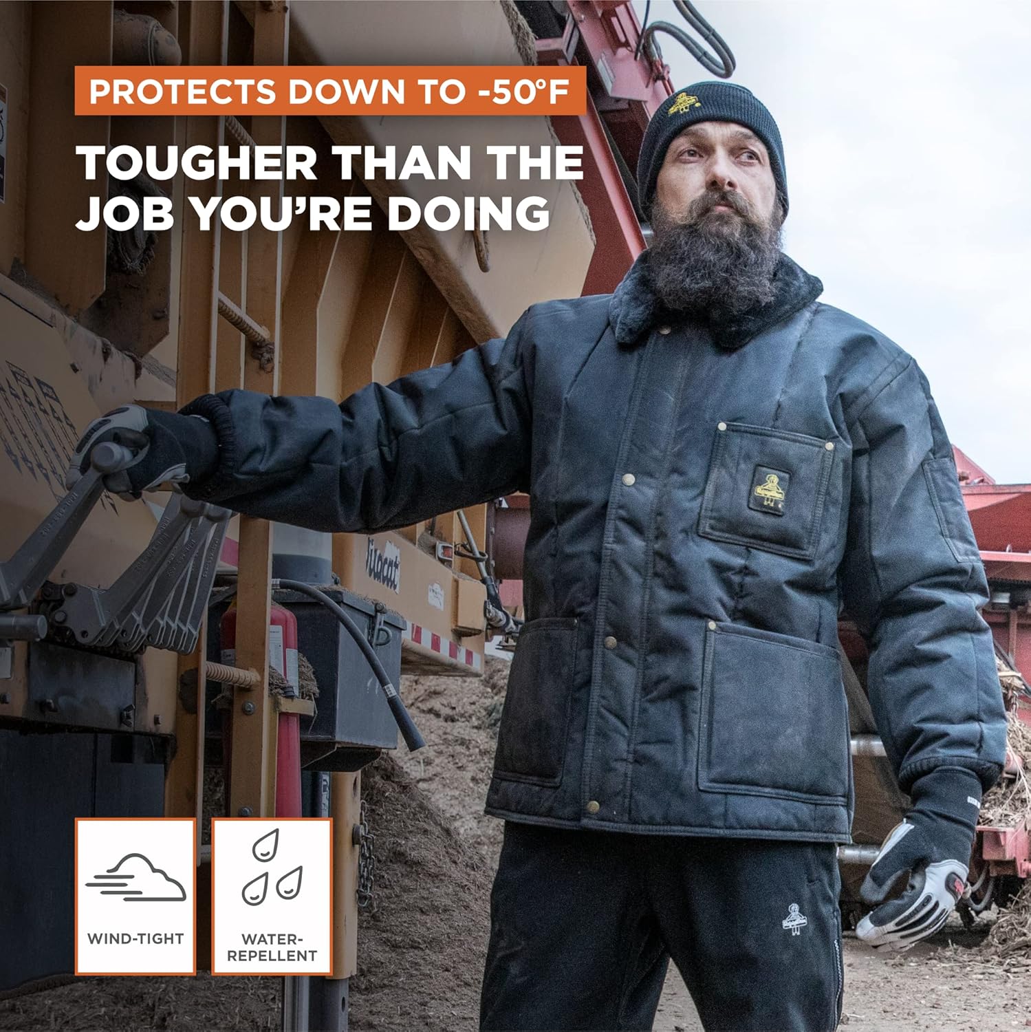 RefrigiWear Iron-Tuff Siberian Insulated Workwear Jacket, -50°F Comfort Rating - Image 4