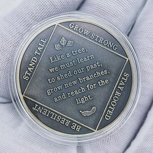 Miniatura 7 de Monedas inspiradoras Árbol de la Vida - Cita motivacional y diseño artístico