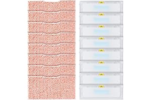 8 Pack Reusable Mop Pad Refills for Shark: Maintain Pristine Hard Floors