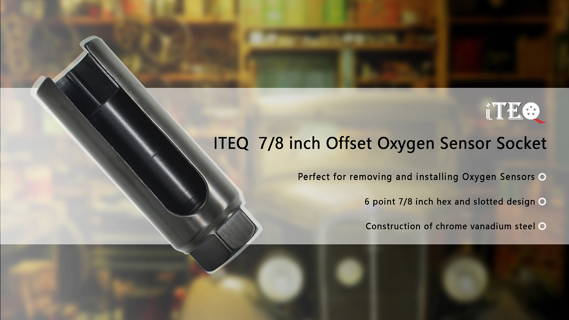 【e0102】北 Amazon.com: ITEQ O2 Oxygen Sensor Socket 1/2” Drive x 7/8