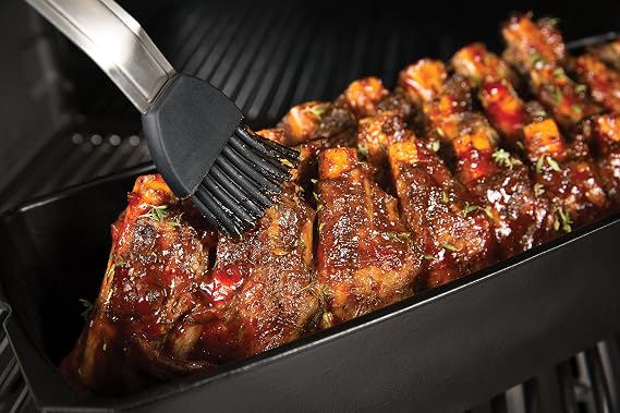 Broil King 69615 Cast Iron Rib Roaster, Black