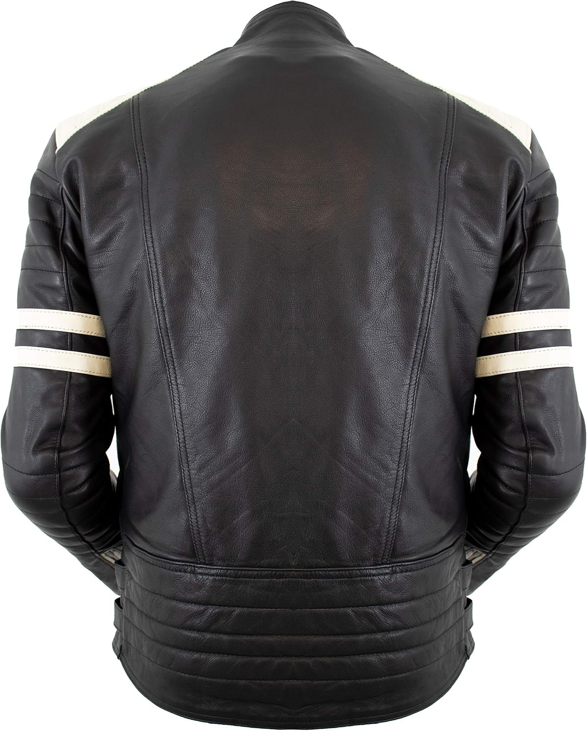 Retro Motorrad Lederjacke 80`s oldschool in grün Retro Motorrad Lederjacke 80`s oldschool in grün