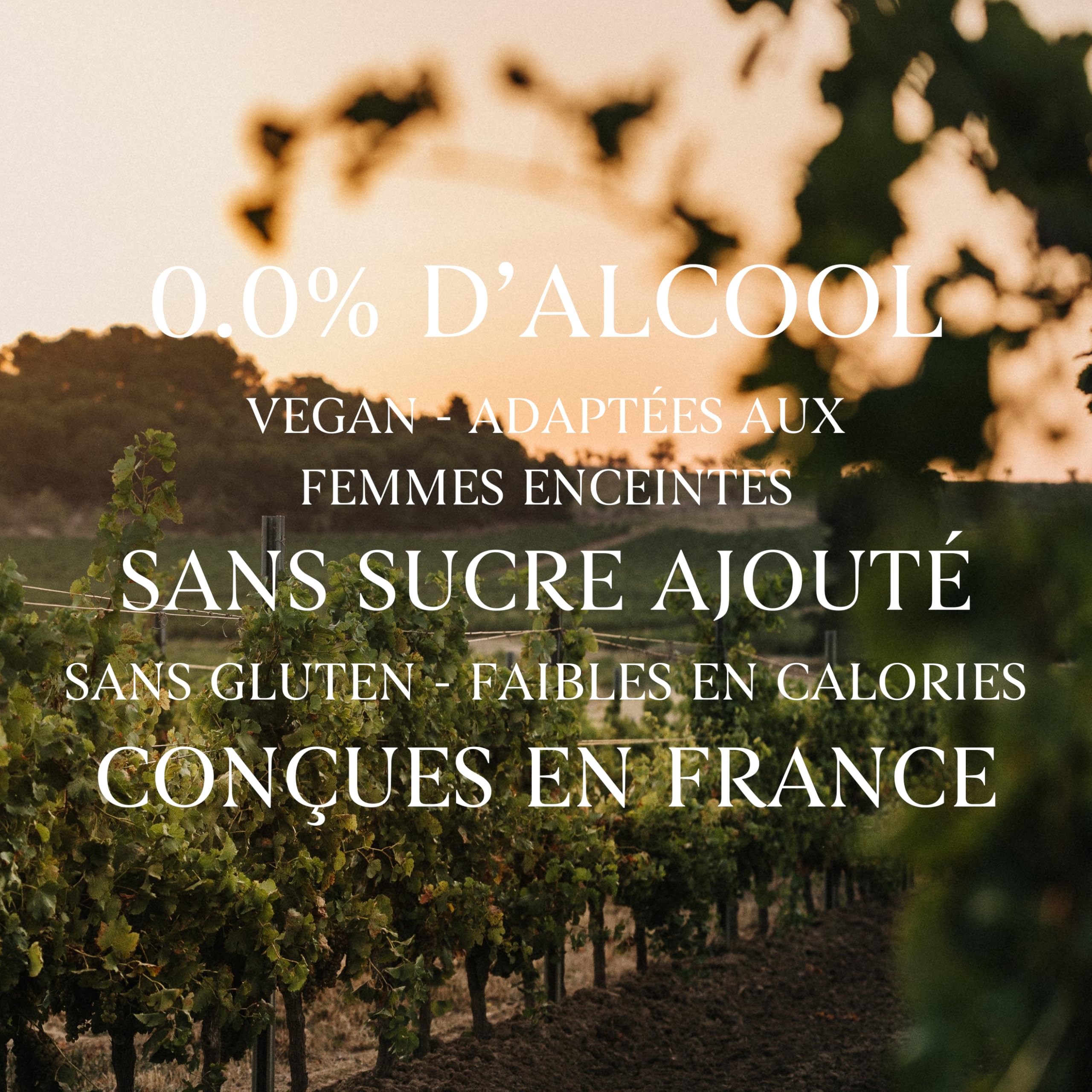 French Bloom Le Blanc, Effervescent Sans Alcool 75cl - Certifié biologique, vegan, faible en calories, adapté aux femmes enceintes, sans sulfites, sans conservateurs ni sucres ajoutés.