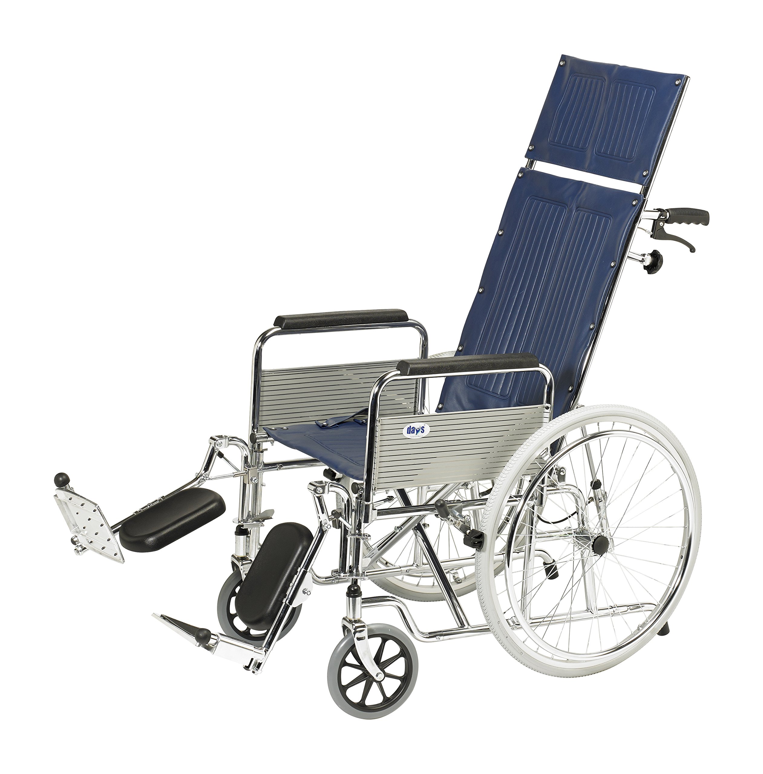 Días Totalmente reclinable silla de ruedas