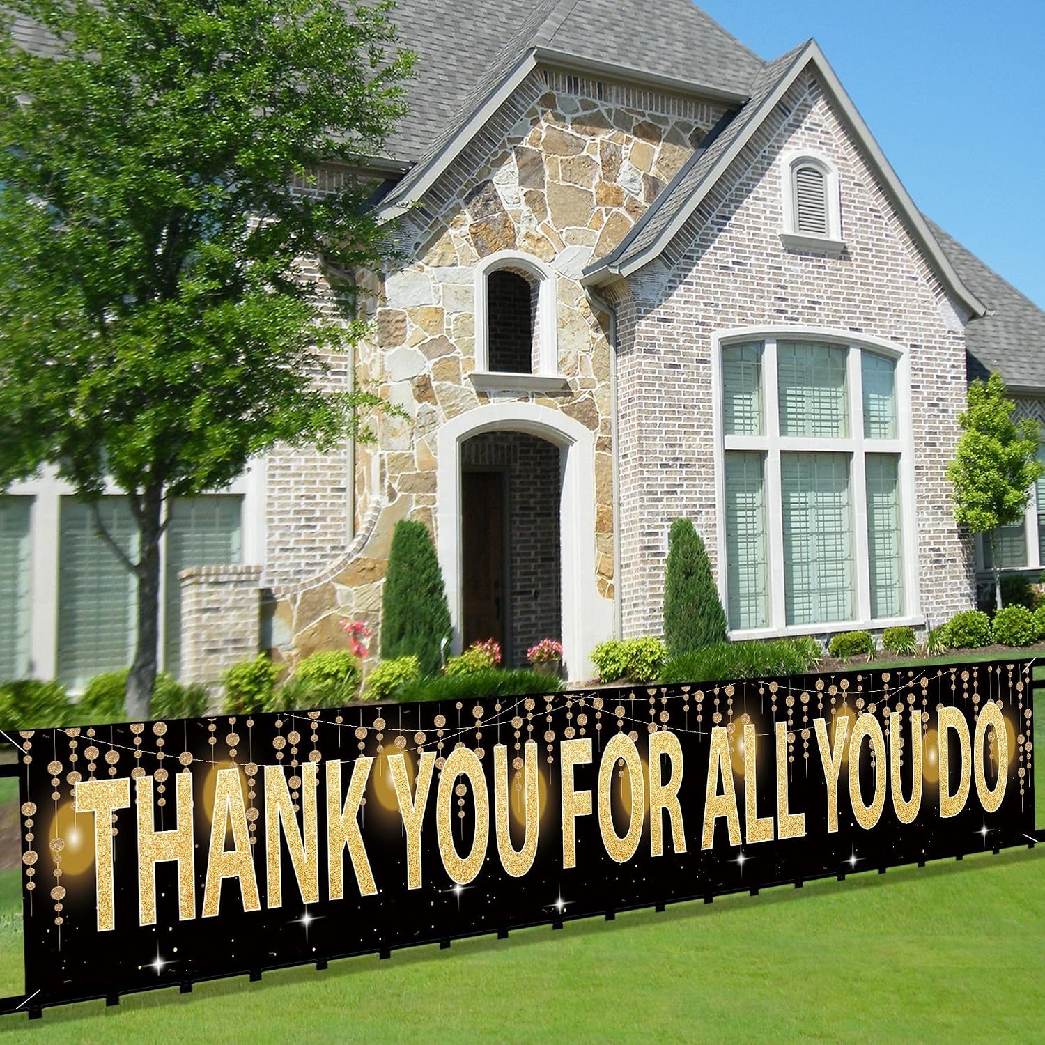 Amazon.com: Thank You for All You Do Banner, Thank You Sign, Graduation ...