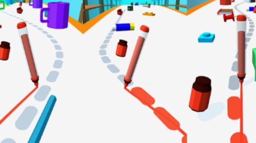 Pen Run Fast Drawing Runner Arcade Game – vue 8