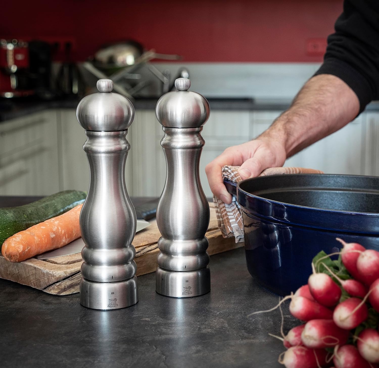Peugeot Paris Chef u'Select Stainless Steel 22cm - 8 3/4" Salt Mill