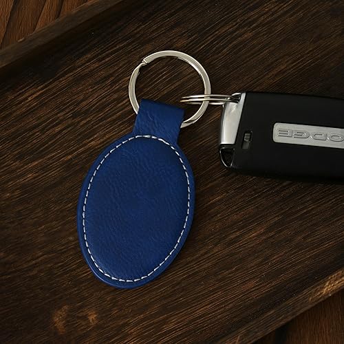 Miniatura 4 de LaserGram Llavero ovalado, bandera de Nicaragua, grabado personalizado incluido