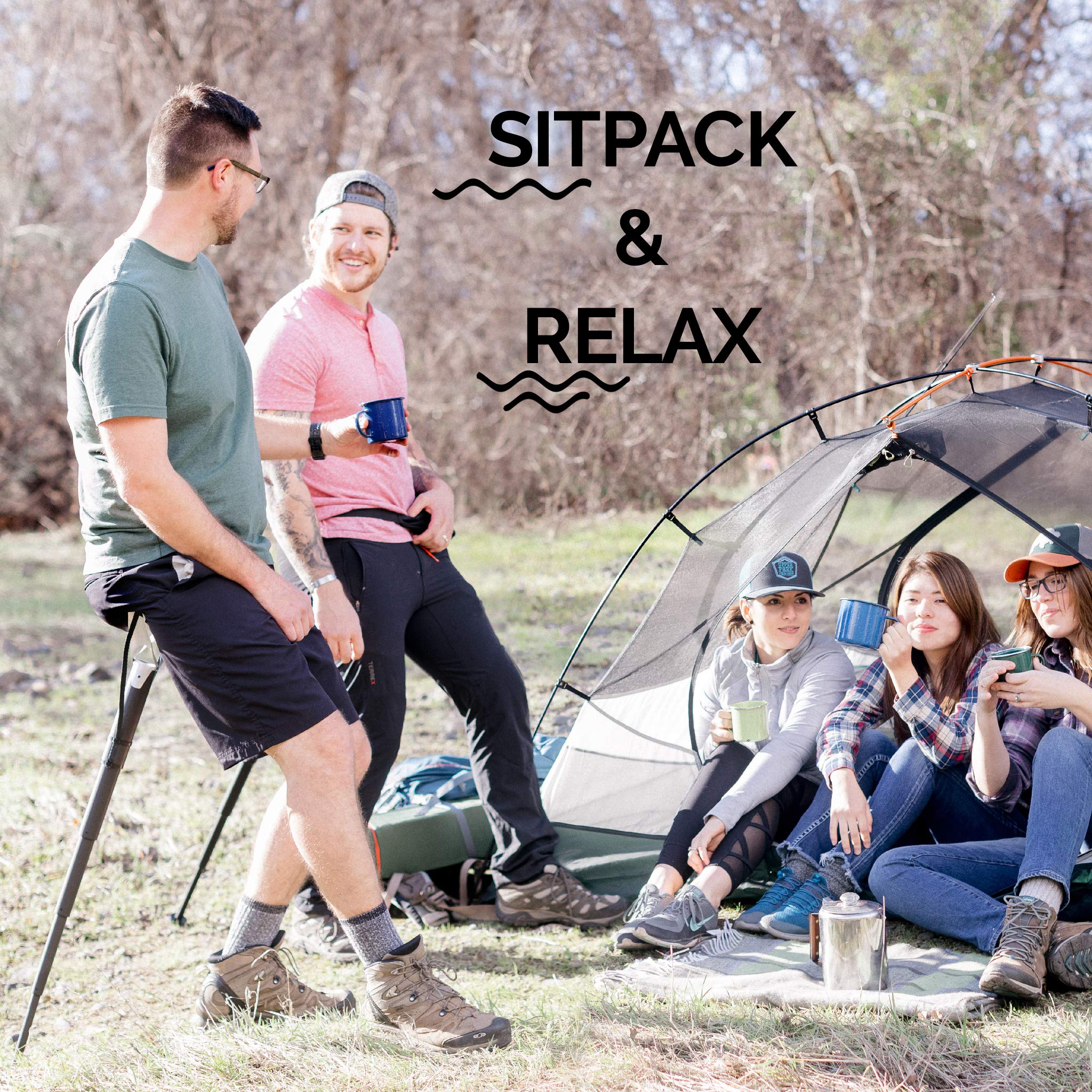 Camping Chair Sitpack Zen Chair SITPACK ZEN X Carbon アウトドア