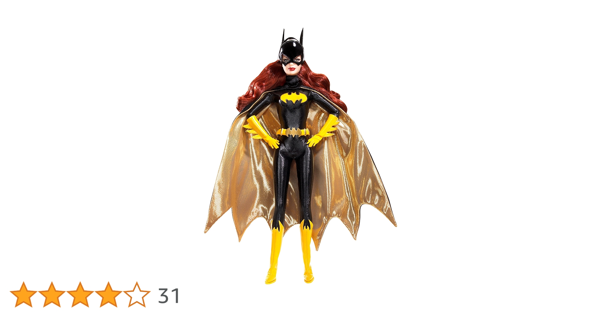 【レア品・未開封 】Barbie バービー 人形 BATGIRL DC Barbie Batgirl Collector Doll in Black Bat-Suit and Yellow