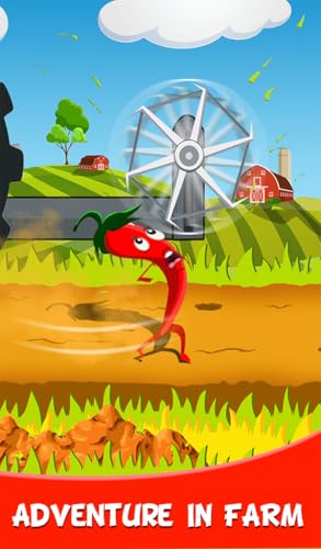 Skateboard Veggie Run: Running & Jumping Farm Game