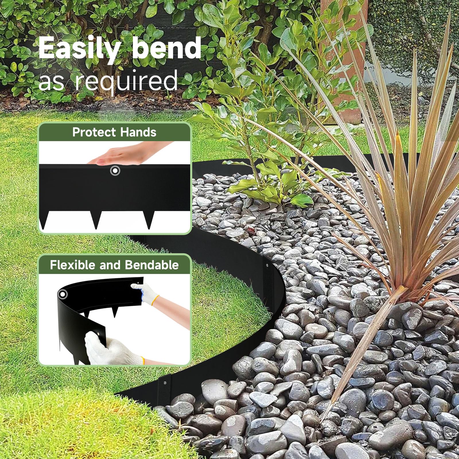 Snapklik.com : Steel Landscape Edging - 40