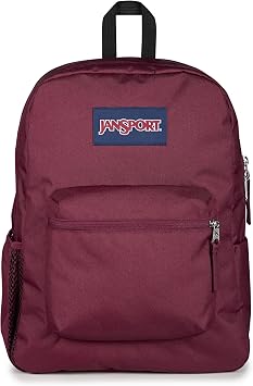 JanSport 26L Cross Town Backpack 12 inch Classic Daypack, Cherry Lacquer
