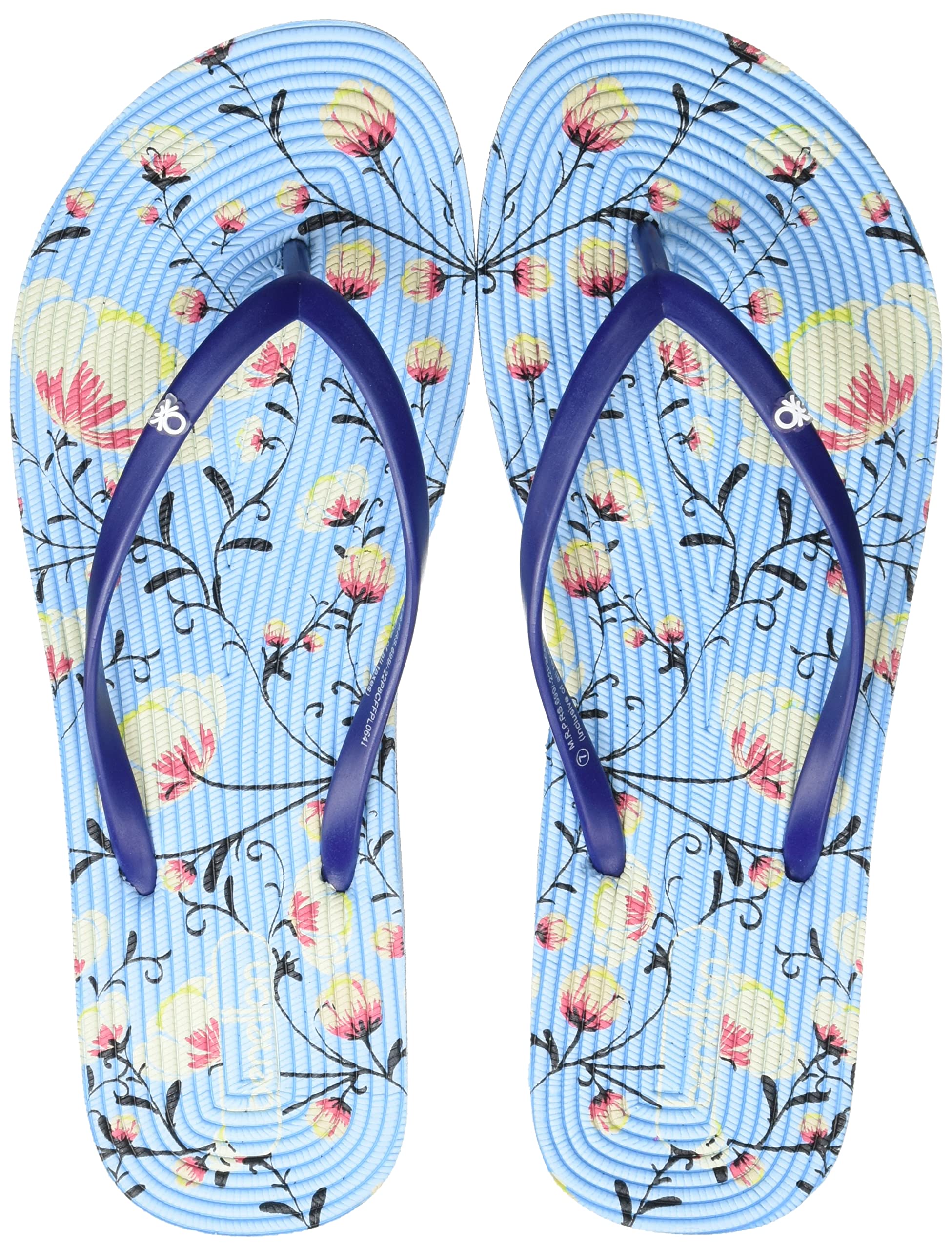 United Colors of Benetton womens Casual Slipper, Blue, 3 UK (36 EU) (B09NKQTG23) Amazon Price History, Amazon Price Tracker