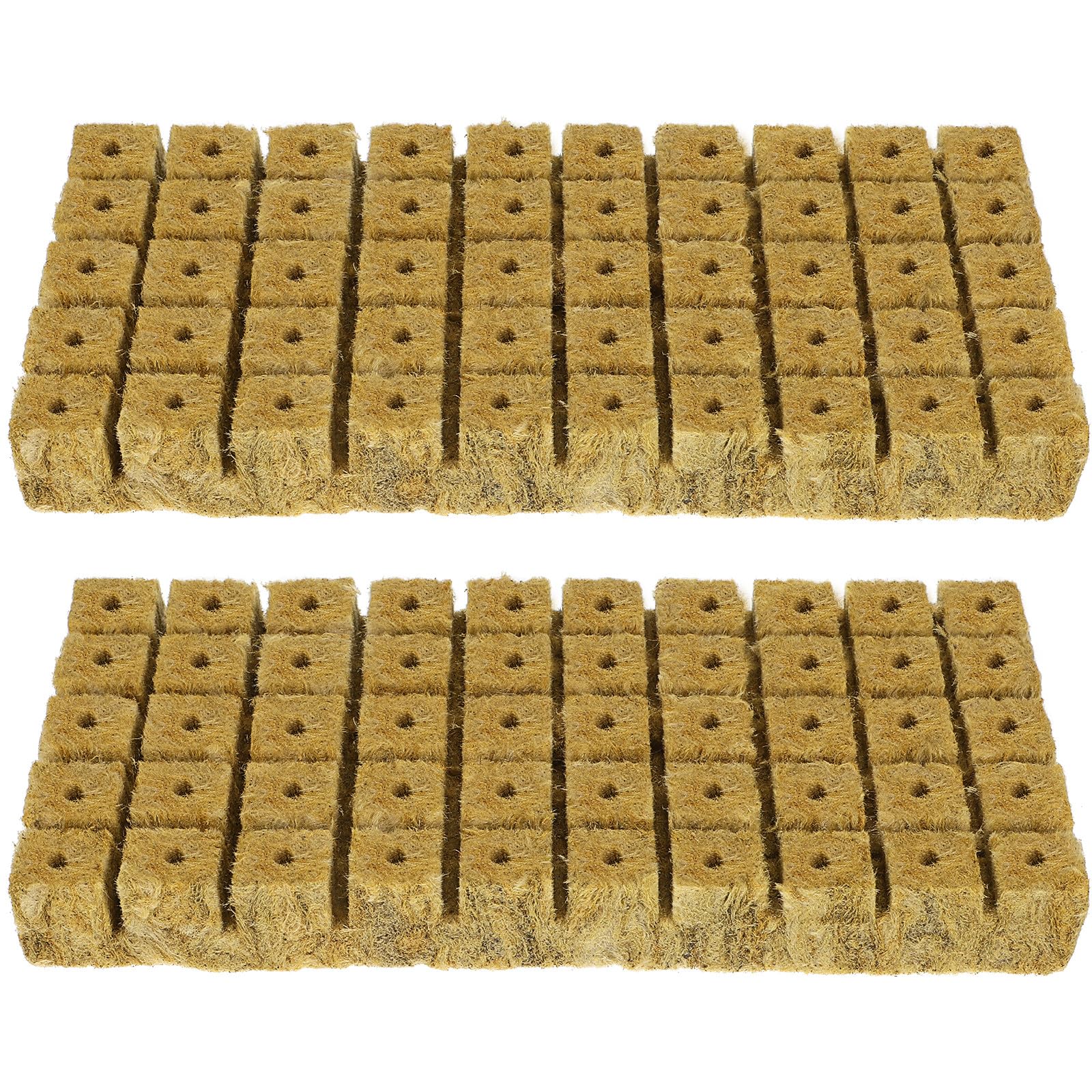 Artibetter Cubetti la Germinazione di Piante 100 Pezzi Fibra, Alta Assorbenza d'Acqua e Buona permeabilità all'Aria, per Semina e Talee