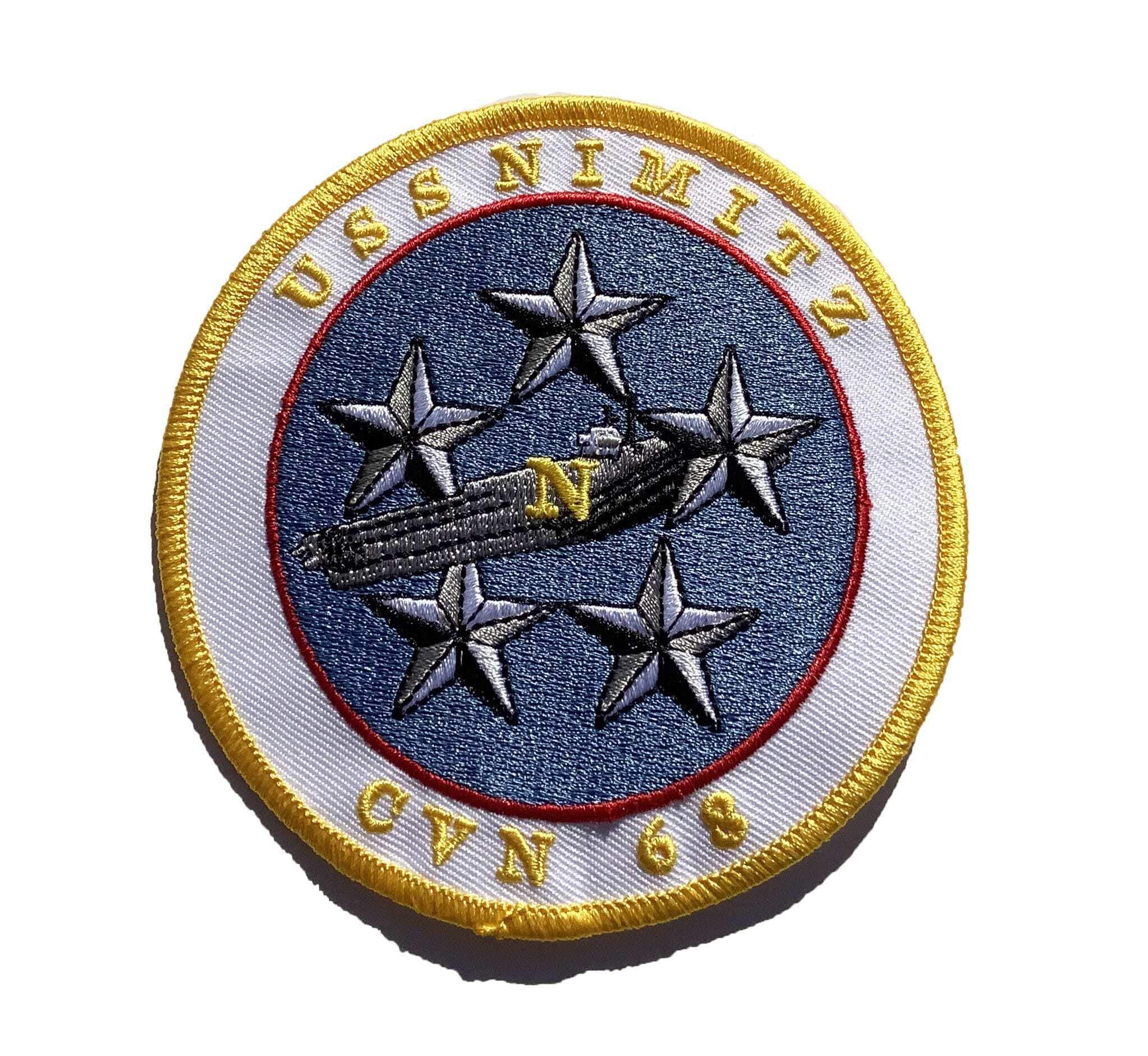 USS Nimitz CVN-68 Patch ââ‚¬â€œ Sew On