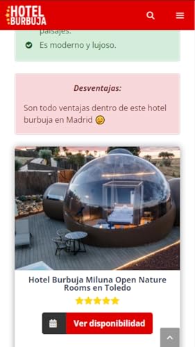 Bubble Hotel in Spain