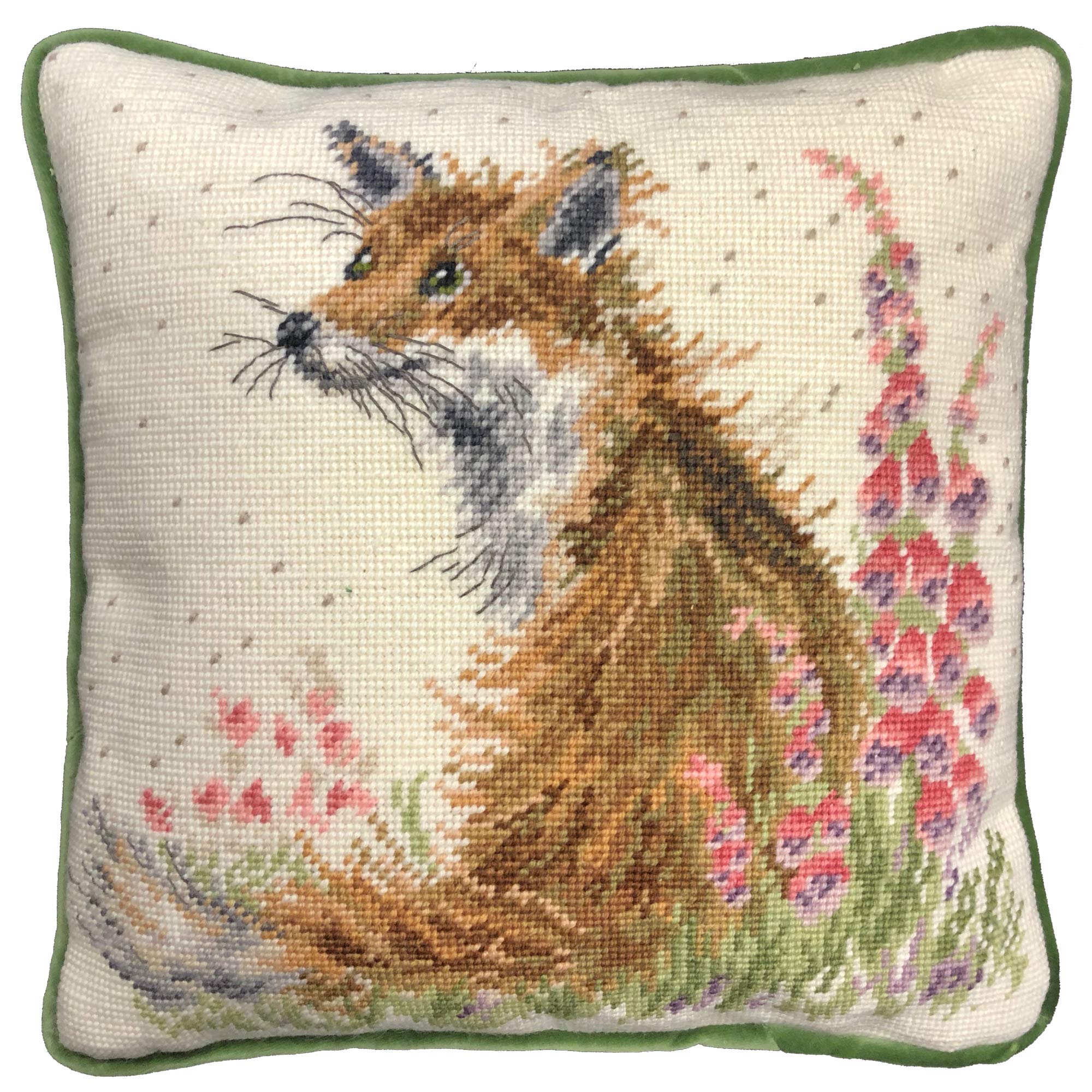 Bothy Threads Gobelin-Stickkissen Set Unter den Fingerhüten, 36x36cm, THD8, Stickbild vorbedruckt