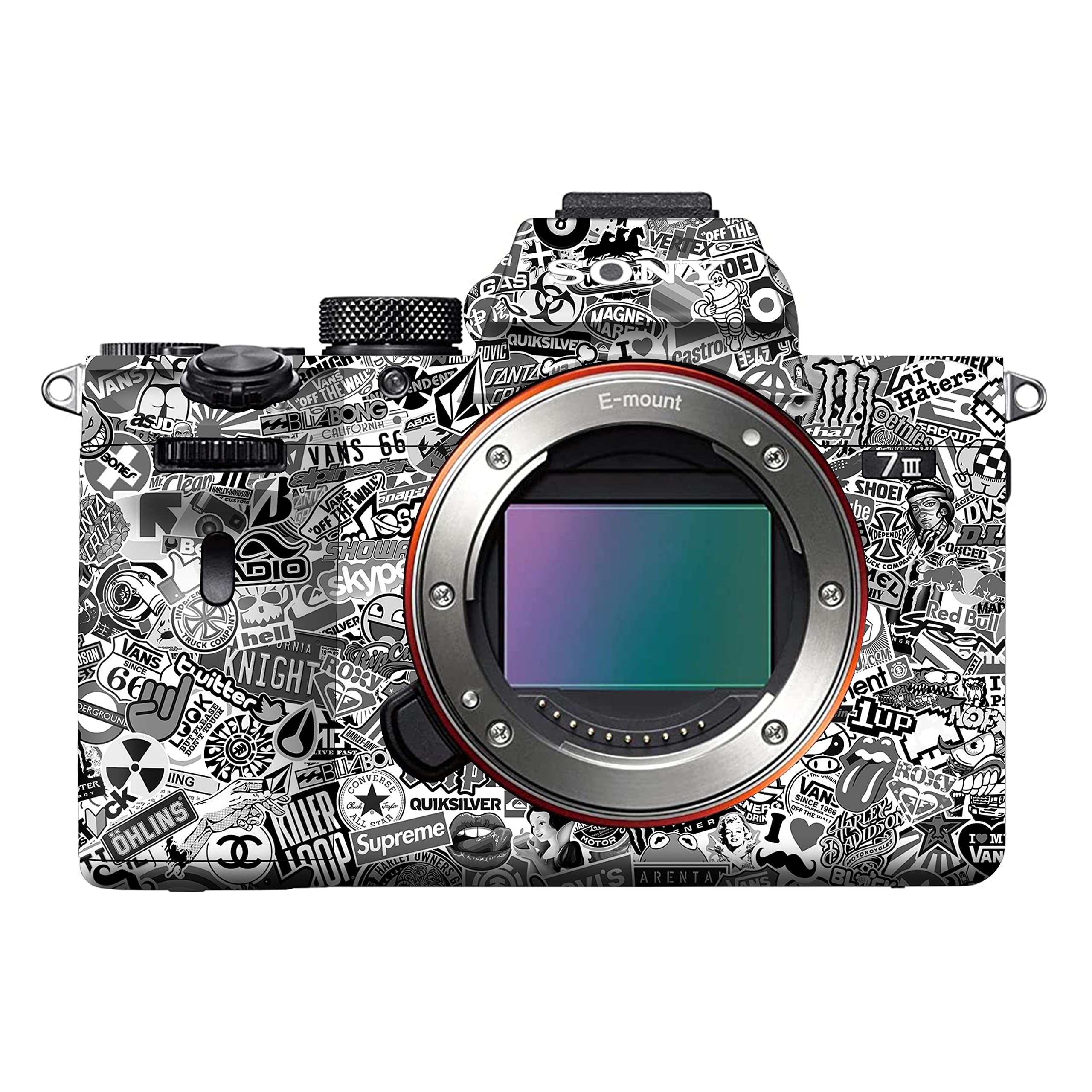 Premium DSLR Camera Scratchproof Protective Skin for Sony A7 Mark iii (3) - No Residue Removal, Bubble Free, Scratch Resistant, Stretchable, HD Quality Printed Wrap- HDCS 008