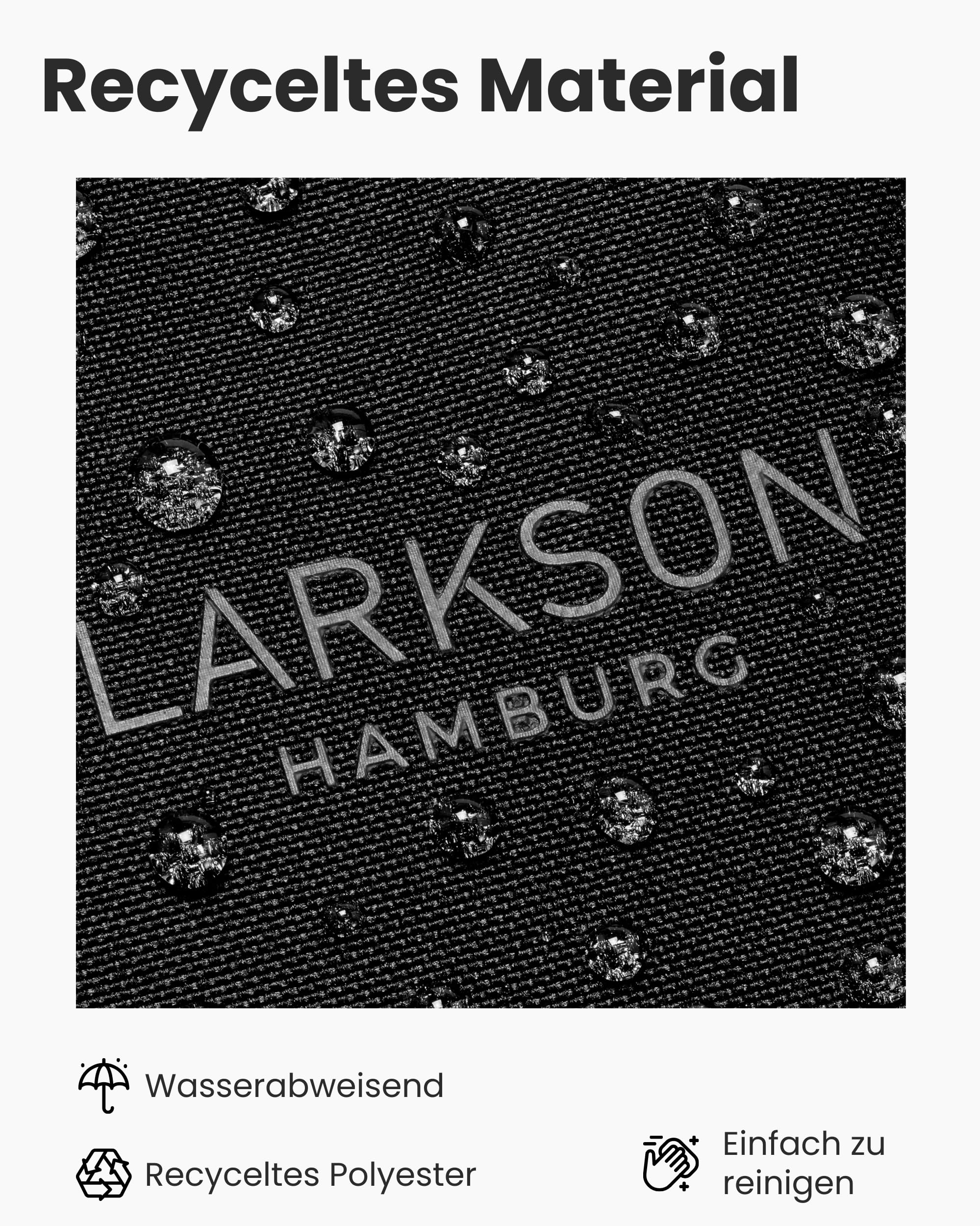 Larkson Hundetragetasche Schwarz - Frida - Aufklappbare Hundetasche für Kleine Hunde bis 10kg - Transporttasche für Hunde & Katzen - Unterwegs als Körbchen Nutzbar