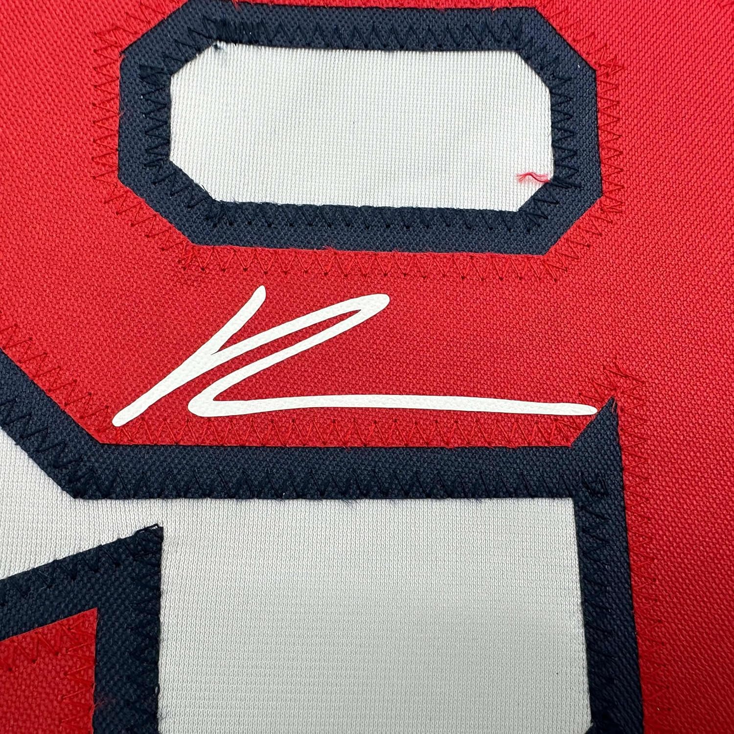 Facsimile Autographed Roman Anthony Boston White Reprint Laser Auto Baseball Jersey Size Men's XL - Image 2