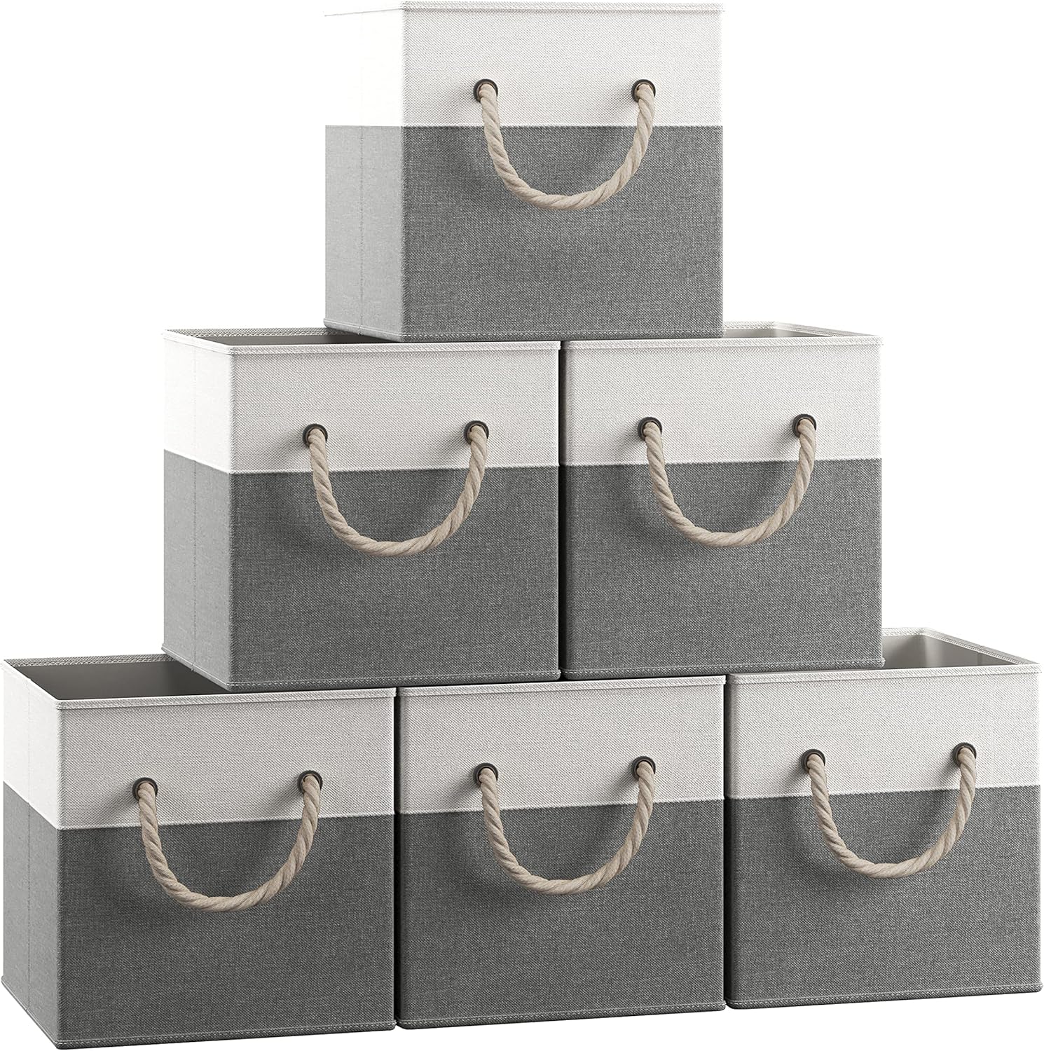 Ornavo Home 13 x 13 Storage Cube Bins, Shelf Basket, Kallax