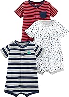 Vista 1 de Simple Joys by Carter's Baby 3-Pack Snap-up Rompers