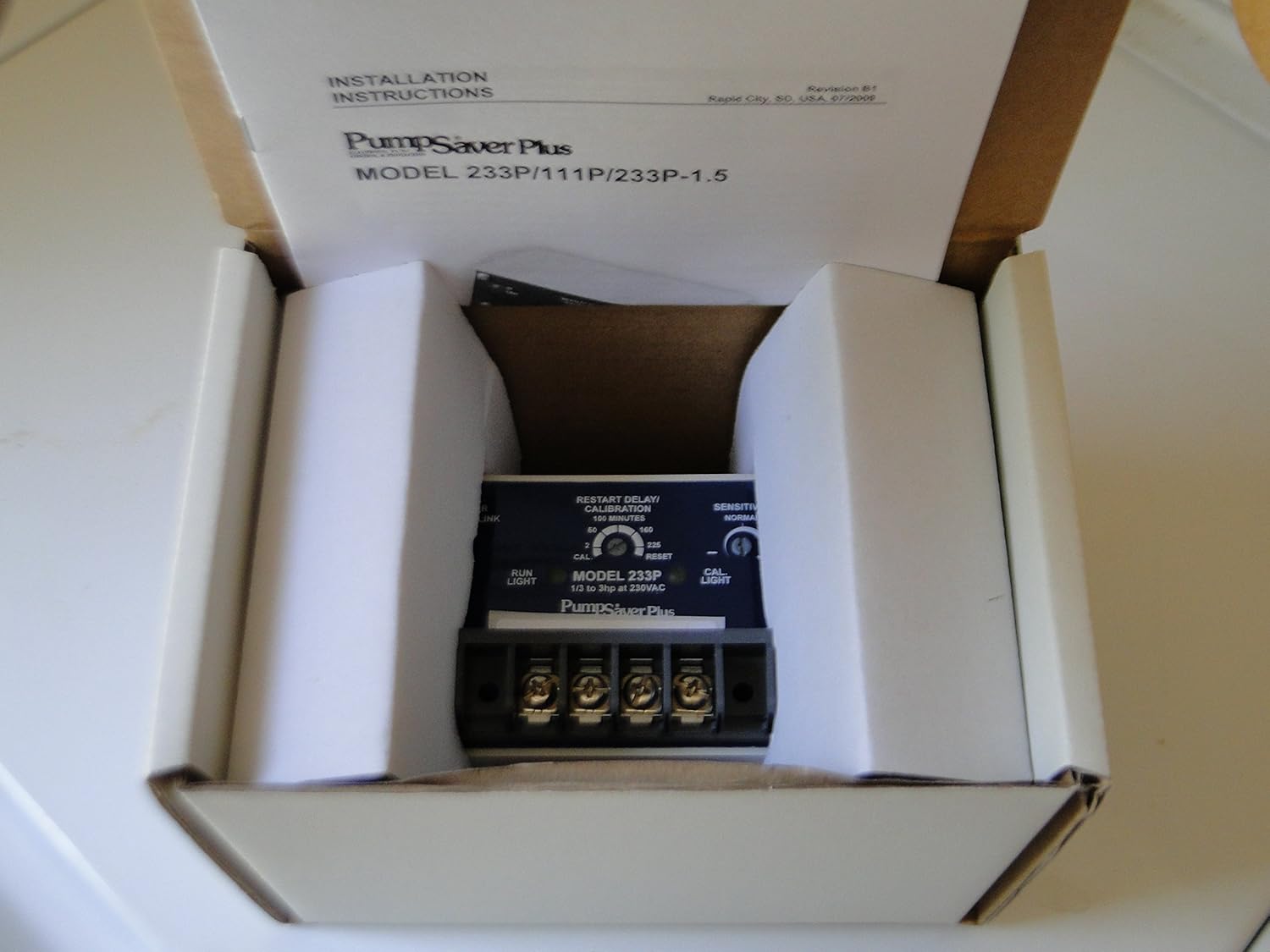 Plus Single-Phase, Model 233P, 230V, for 1/3-3HP PumpsF