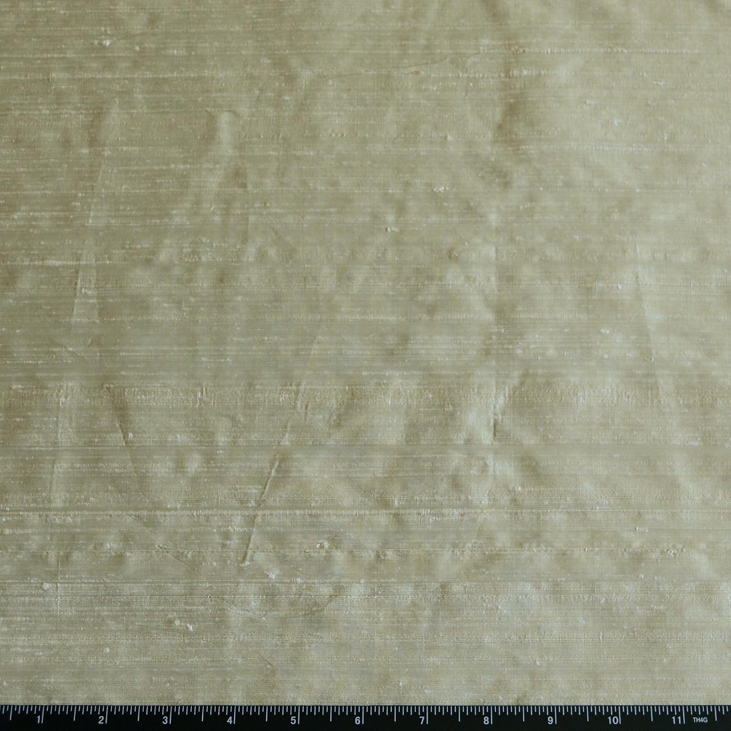 Iridescent Opal Gray Dupioni Silk, 100% Silk Fabric, by The Yard, 44" Wide