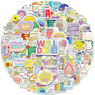 200 PCS Affirmation Stickers, Inspirational Achievement Stickers for Kids Teens Teacher, Encouraging Positive Stickers for Water Bottles Laptop Journal Scrapbook Supplies