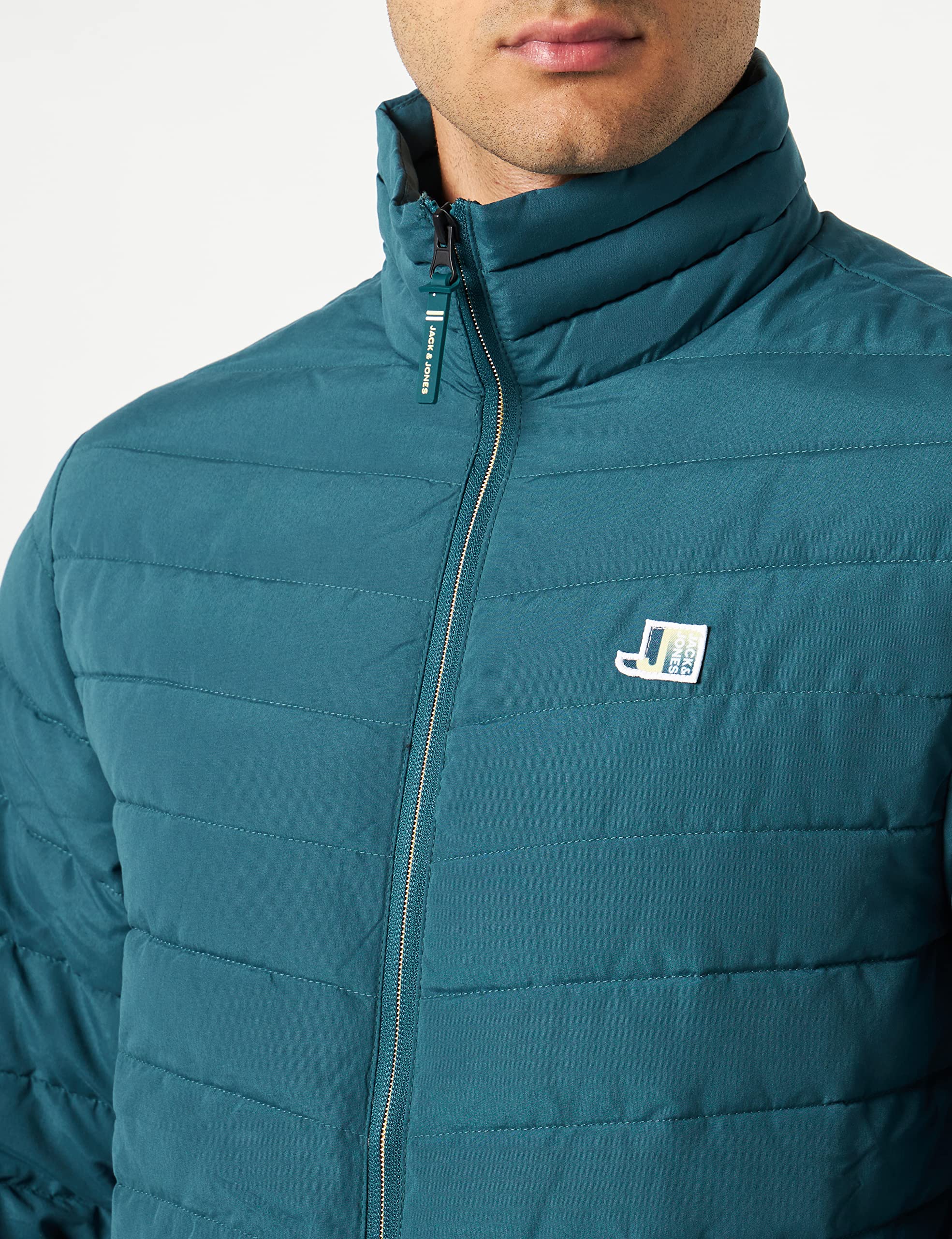 JACK & JONES Kurtka pikowana Mężczyźni Jcologan Puffer Collar