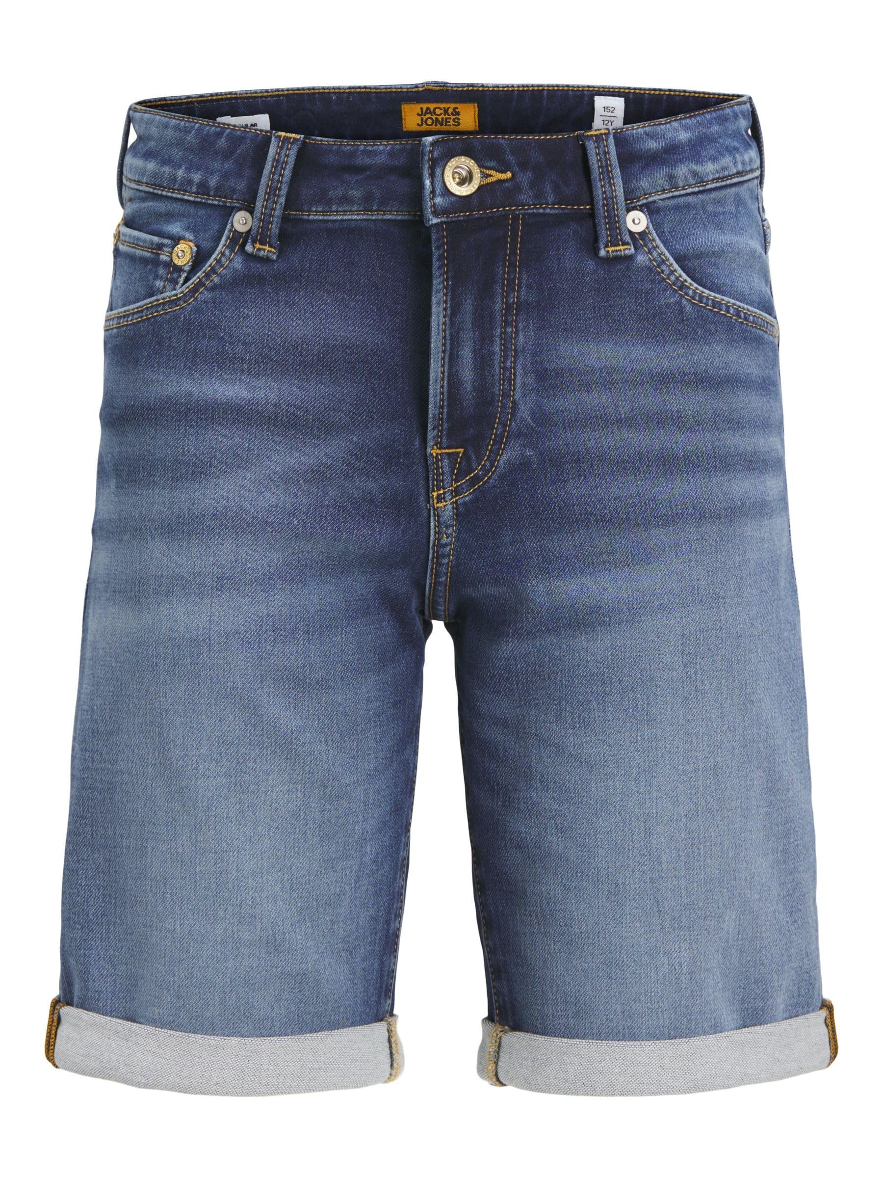 Jack & Jones Jjirick Jjicon I.k Shorts MF 132 Sn Jnr - Pantalones Cortos Vaqueros Niños