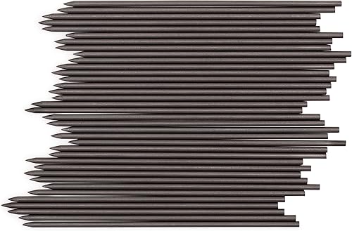 Vista 22 de June Gold 640 unidades, 1/64 pulgadas (0.5 mm) 2B repuestos de mina, 160 piezas por tubo, grosor fino, resistente a la rotura, grafito