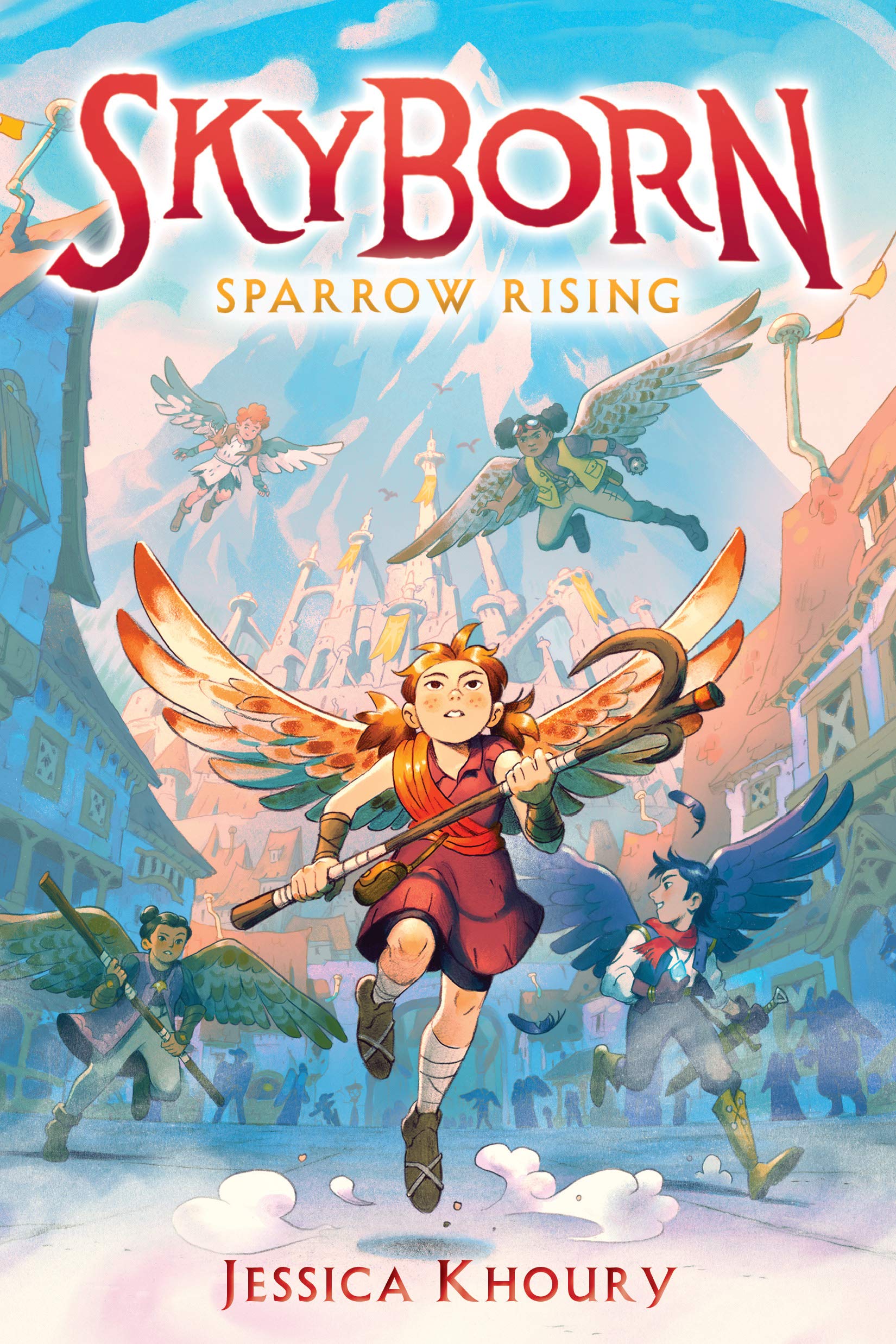 Scholastic Sparrow Rising (Skyborn #1)