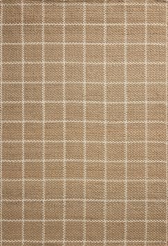 Loloi Chris Loves Julia Fletcher Collection FLE-01 Natural/Ivory 5'-0 x 7'-6, .37 Pile Height, Area Rug