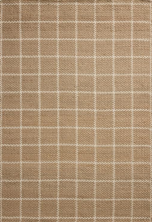 Loloi Chris Loves Julia Fletcher Collection FLE-01 Natural/Ivory 5'-0 x 7'-6, .37 Pile Height, Area Rug