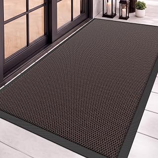 100pointONE Front Door Mat Outside Entrance, 36"x72" Dirt Trapper Doormat