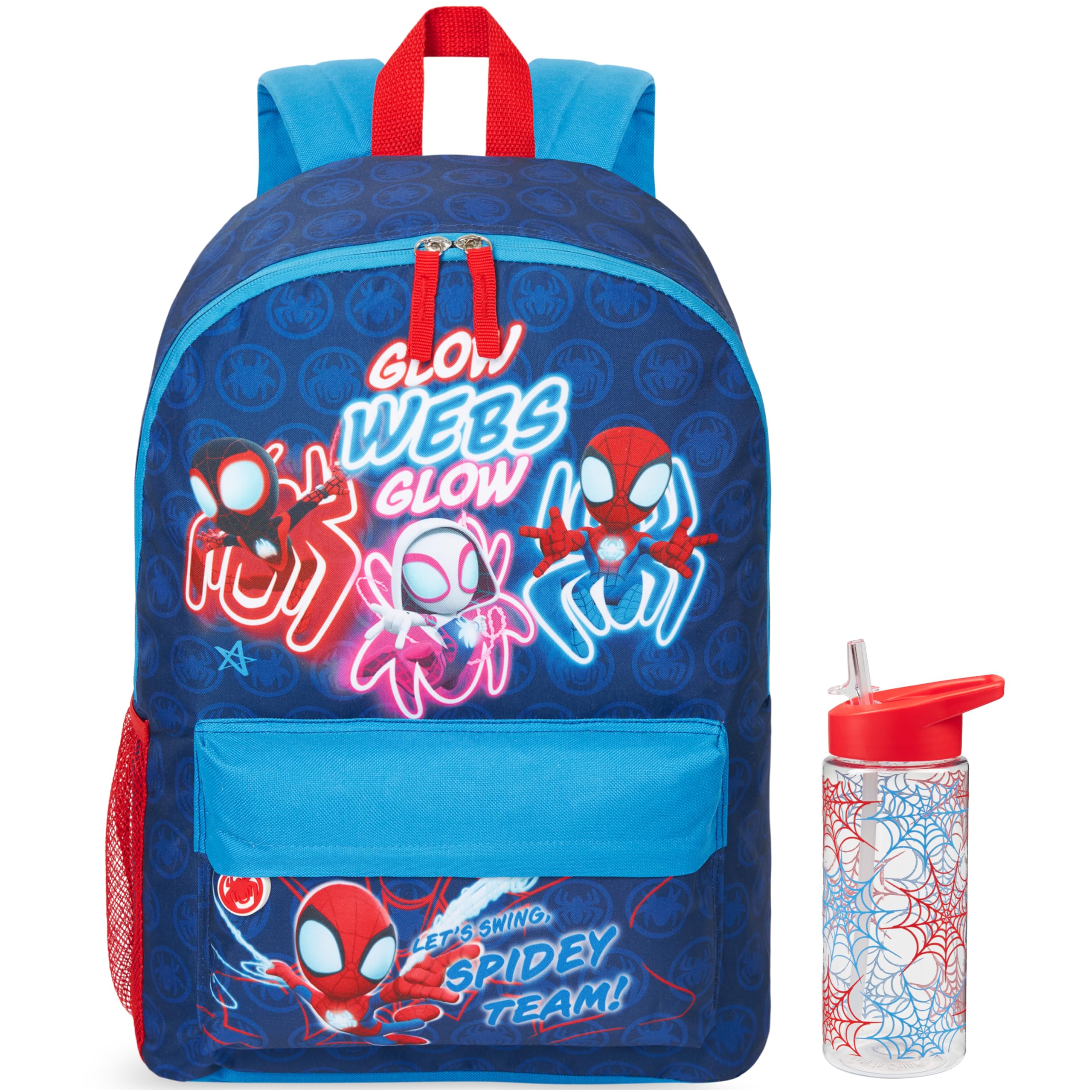 Marvel Spidey & His Amazing Friends Boys Backpack & Water Bottle