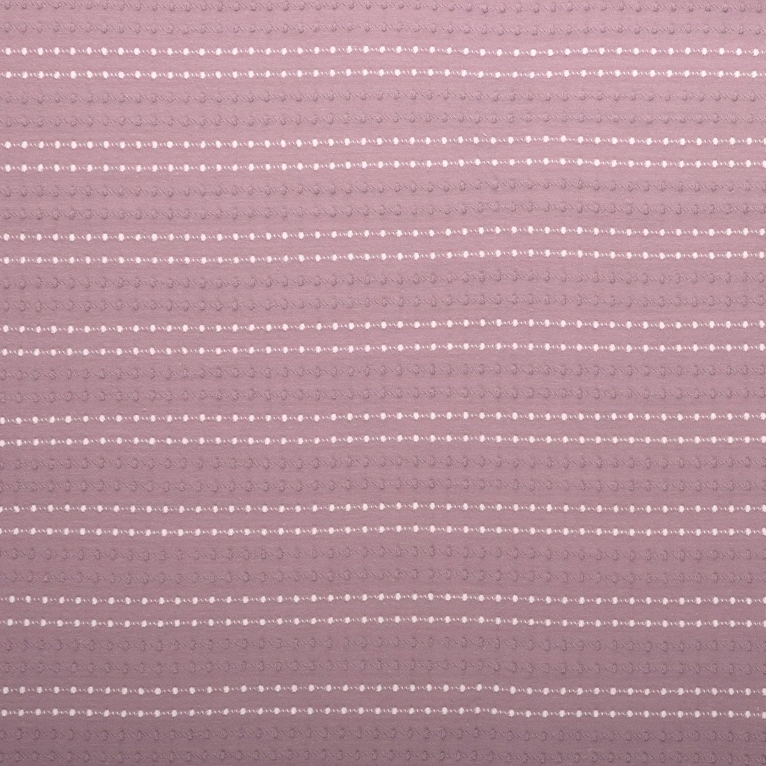 Mook Fabrics Jacquard Knit Dotted Line EYR371-FTC, Elderberry 15 Yard Bolt
