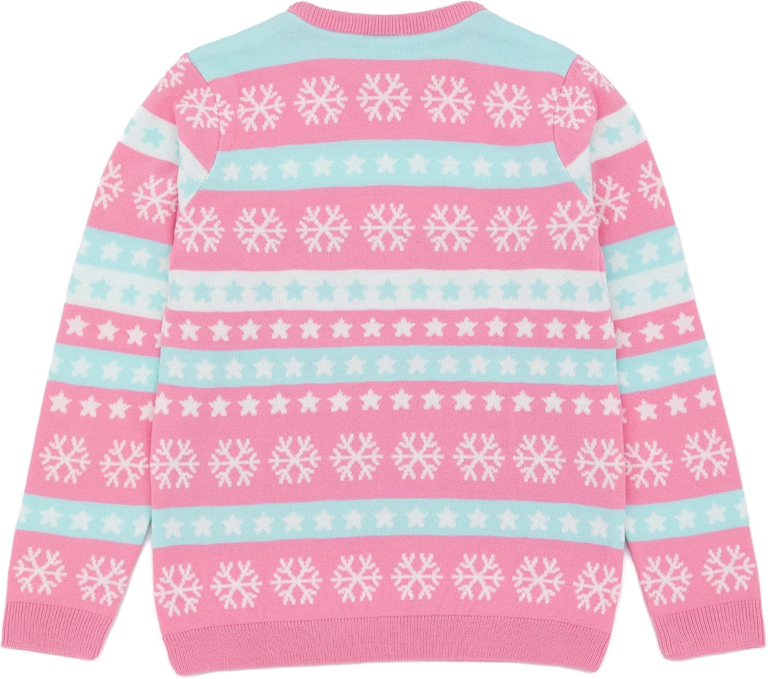 Pusheen Girls Christmas Jumper | Pink Graphic Knitted Sweater | Cat Festive Xmas Pullover Knitwear | Winter Festive Gift