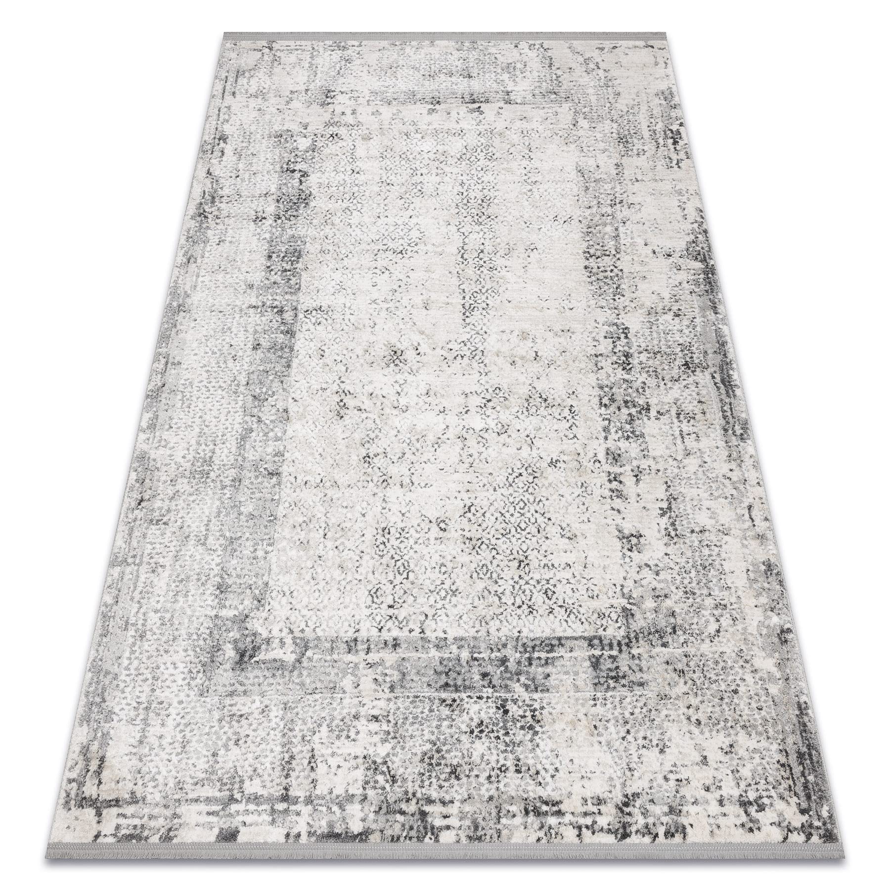 Tapis Moderne TULS de Haute qualité Style Vintage Cadre Ivoire