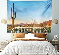 Vista 229 de Ambesonne Tapiz de naturaleza, silueta de oso salvaje en el bosque de la selva en la noche oscura, ilustración para colgar en la pared para Verde