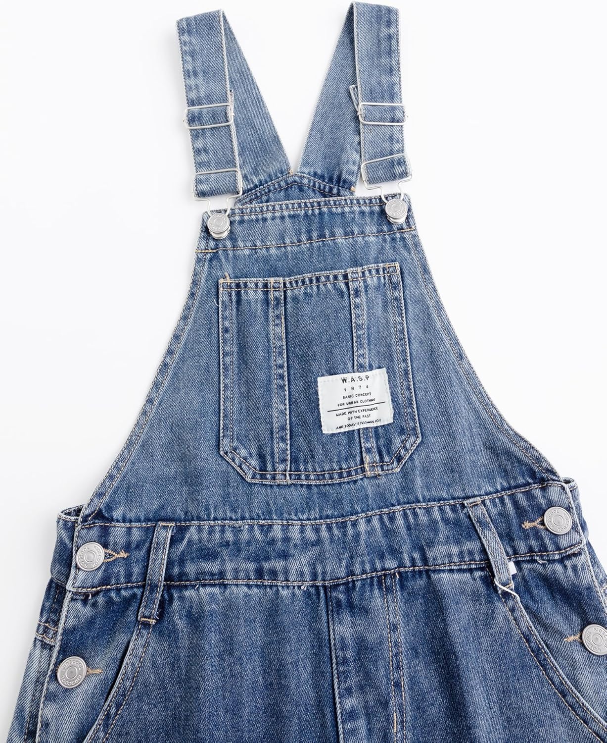 KIDSCOOL SPACE Girls Wide-leg Denim Overalls, Pink/Blue Jeans Cargo Dungaree Pants,6-13Y