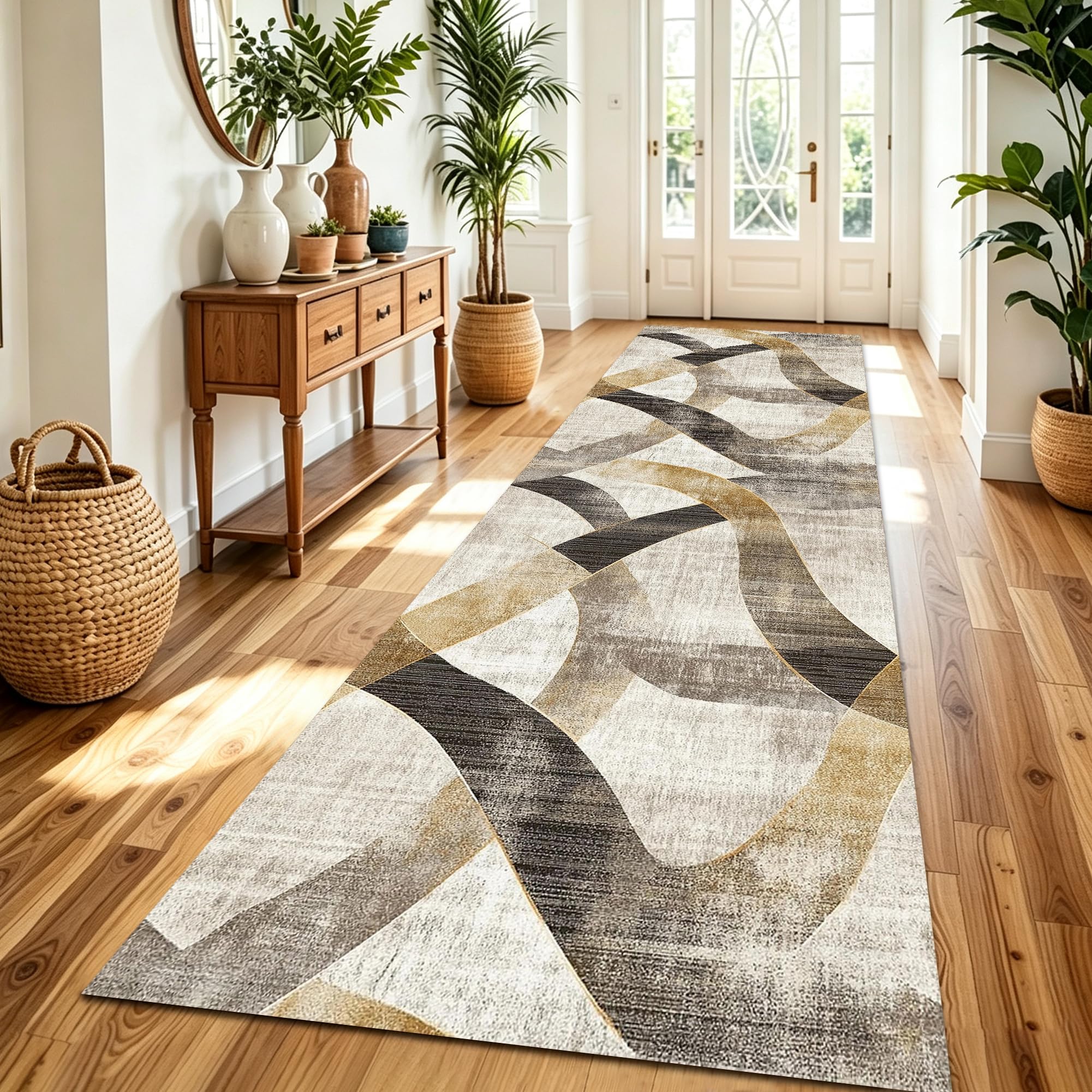 Alfombra pasillo lavable que no se mueve para cocina y entrada
