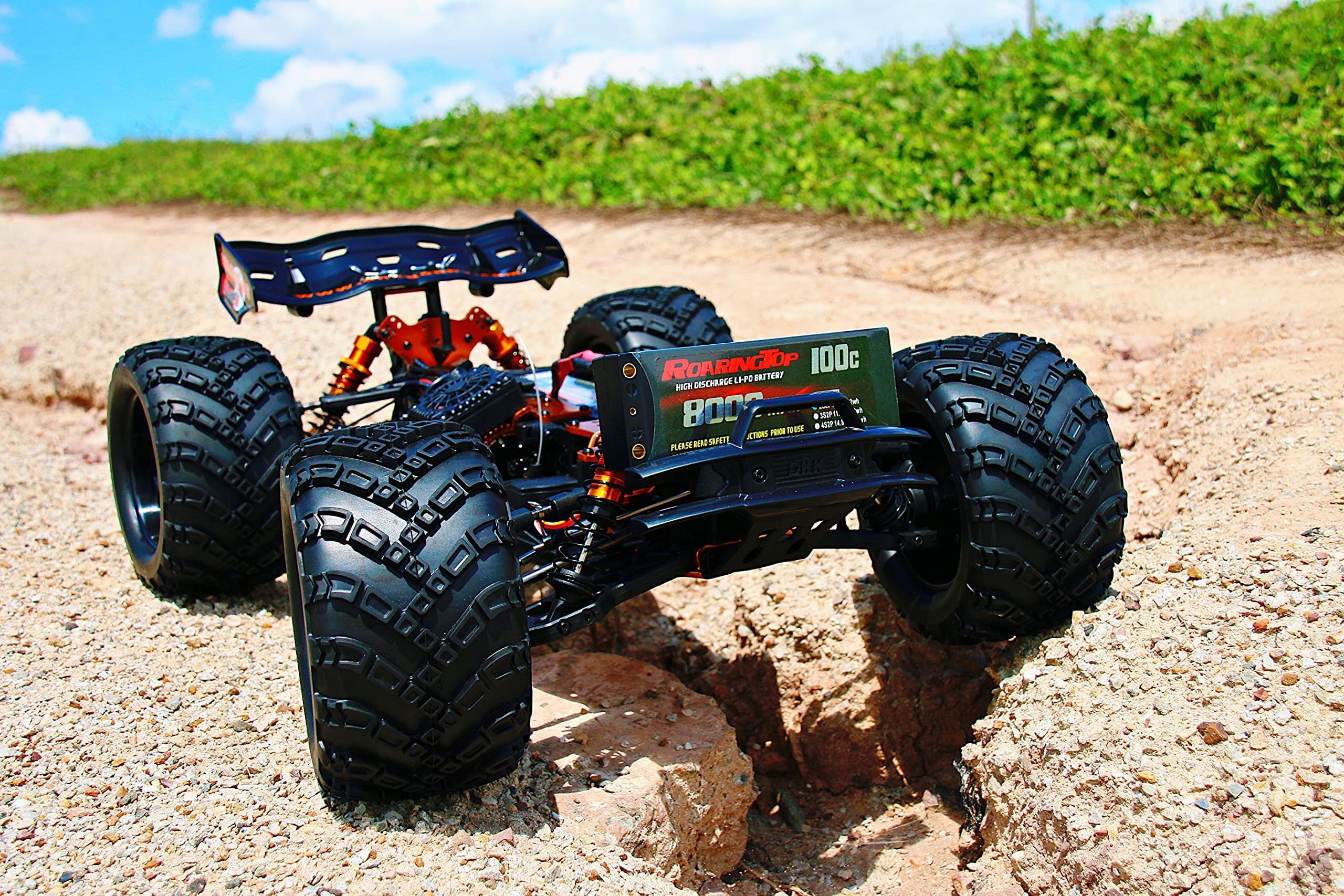 Roaringtop Batterie Li-Ion 7,4V 3000Mah 2S Rechargeable Avec