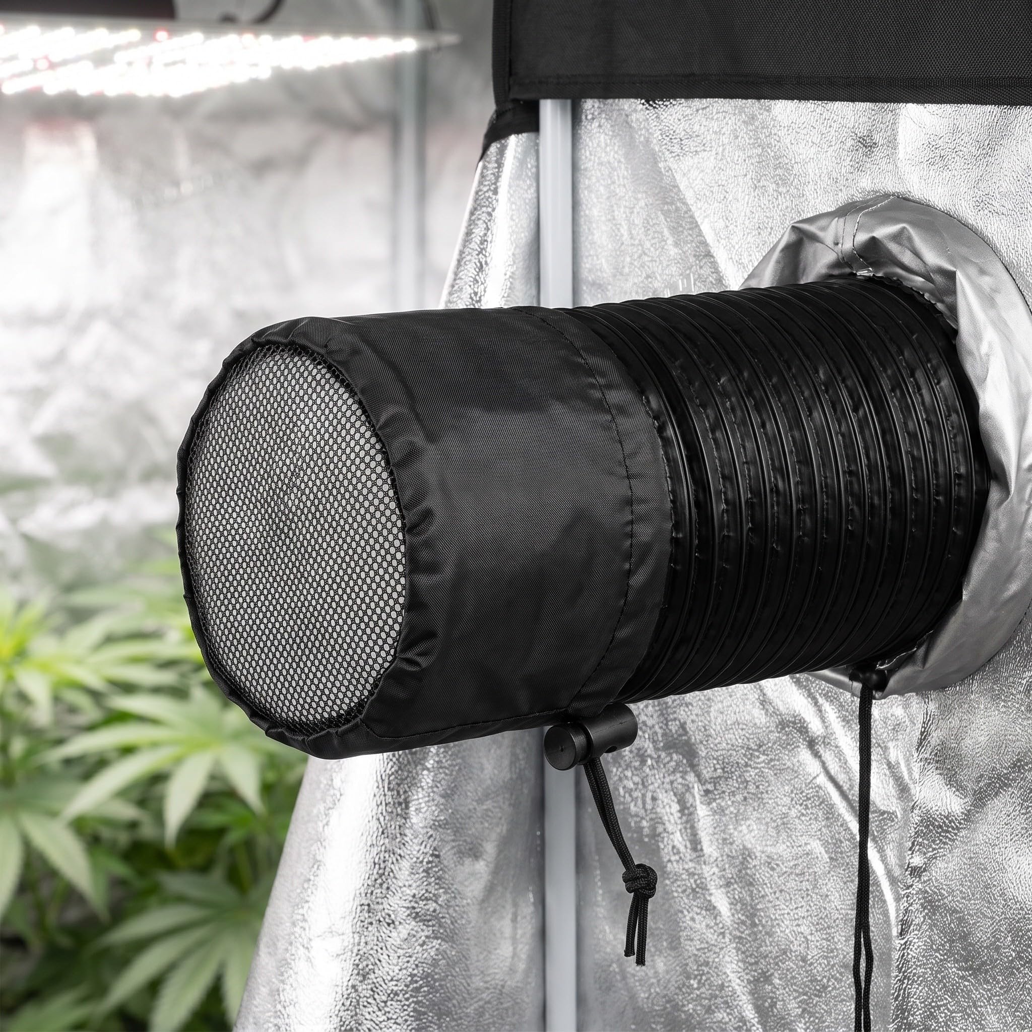 INOOMP 4 Pezzi di Rete di Copertura per Ventilazione di Grow Box, Rete