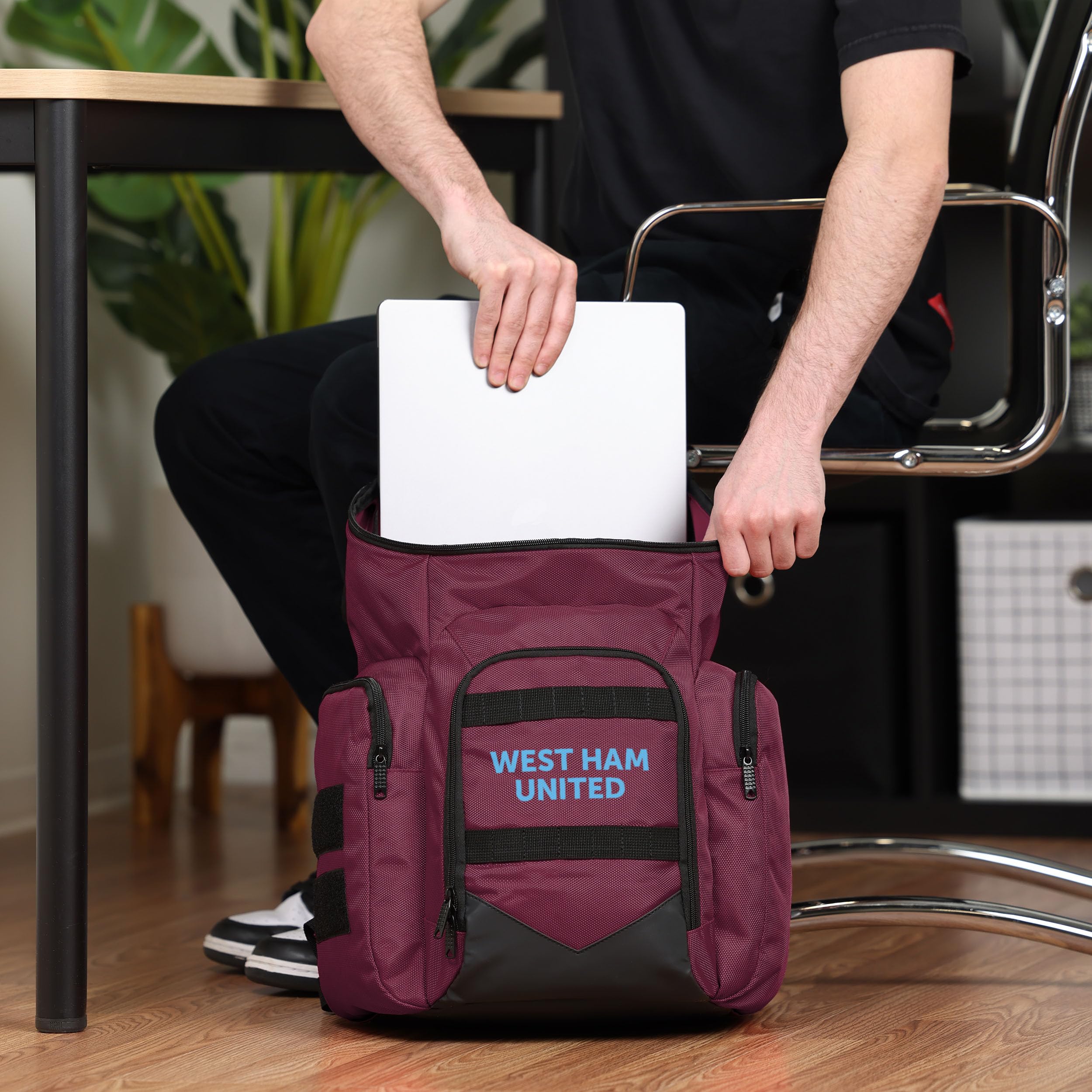 FOCO Officially Licensed West Ham United FC Explorer Backpack